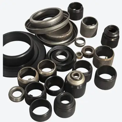 Finished oil seals with metal cases